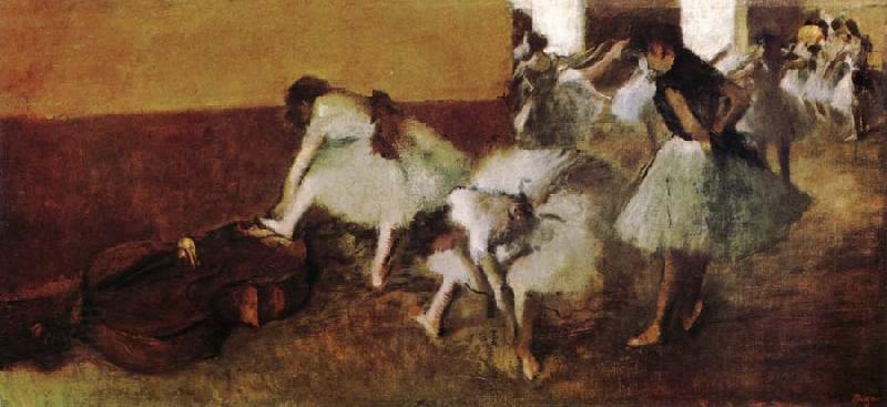 Edgar Degas A picture of Russian dance China oil painting art